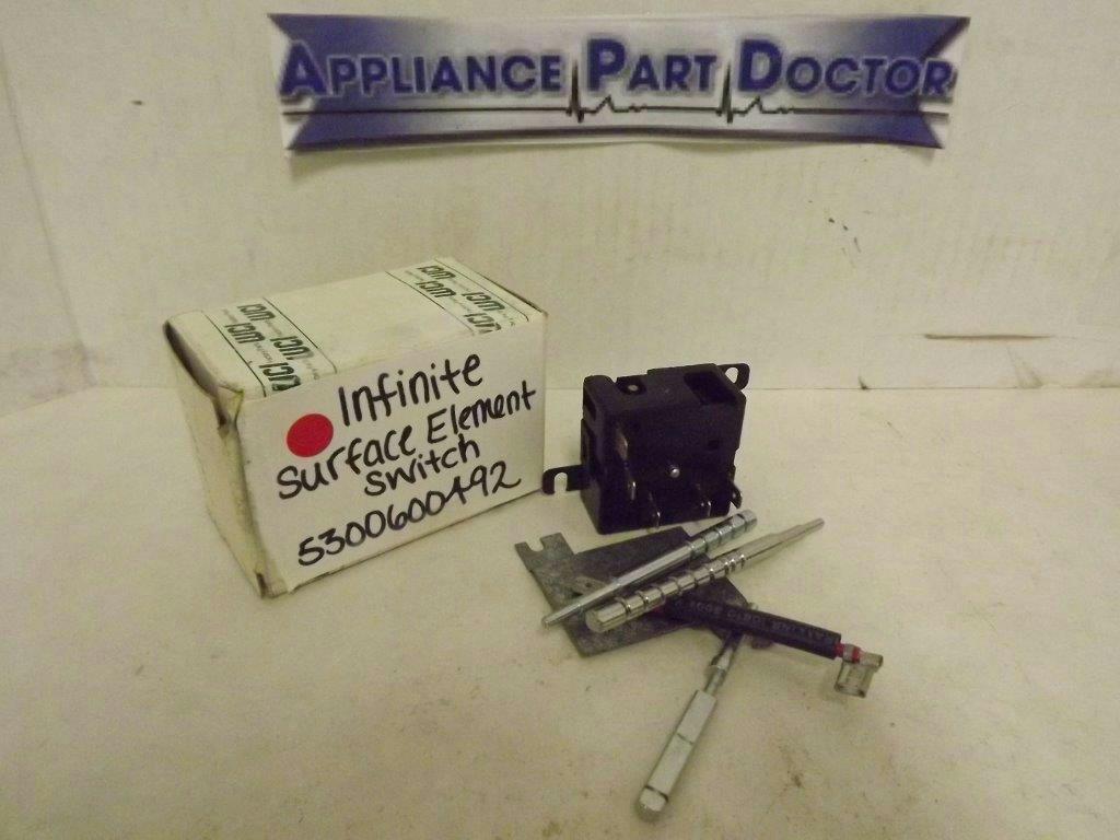 FRIGIDAIRE WESTINGHOUSE STOVE 5300600492 INFINITE SURFACE ELEMENT SWITCH NEW FRIGIDAIRE WESTINGHOUSE STOVE 5300600492 INFINITE SURFACE ELEMENT SWITCH NEW